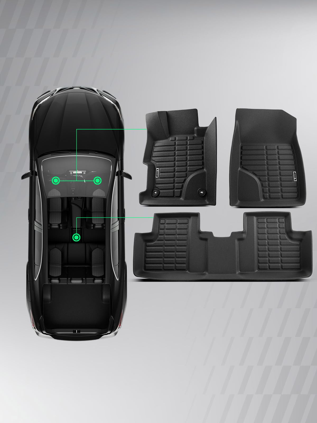 Automotive Floor Mats for Honda Civic Sedan 2012 (2012-2015)