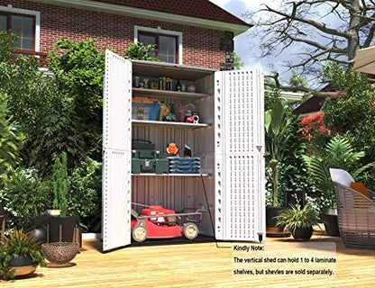 Storage Shed Weather Resistance (Cream White)