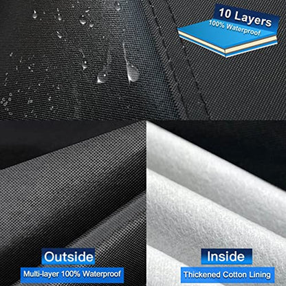 10 Layers SUV Car Cover Custom Fit for Kia Sorento (Black Gray / Custom Fit for Kia Sorento)