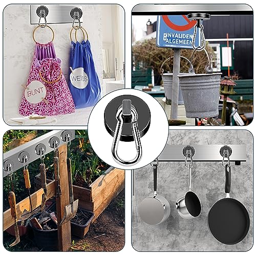 Magnetic Hooks Heavy Duty 110LBS+ Strong Neodymium Magnets