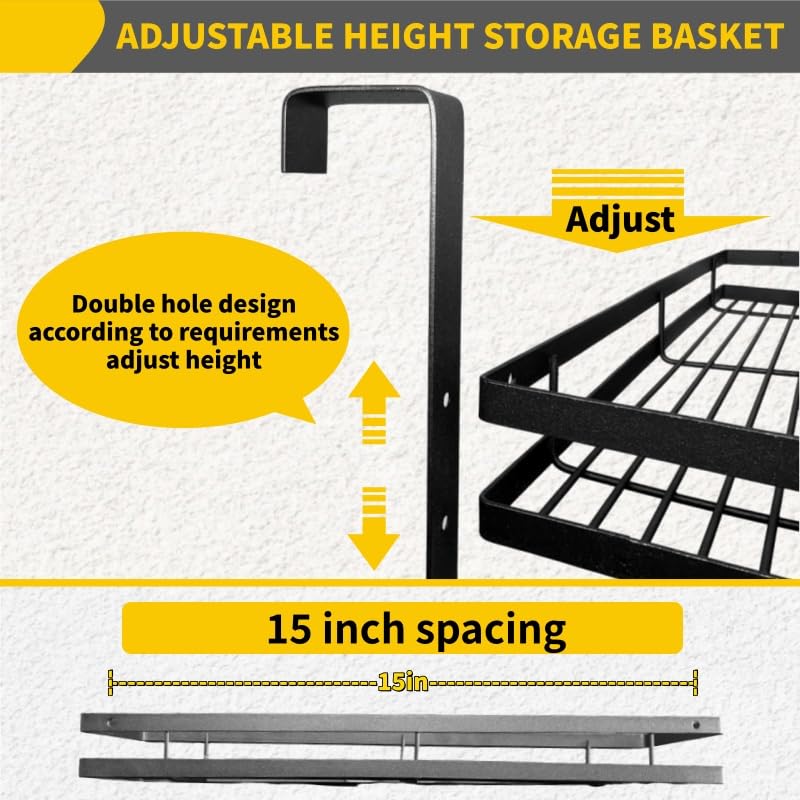 Broom Holder Door Mount (black)