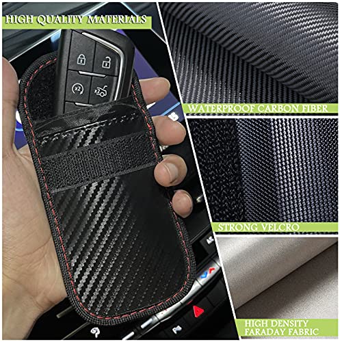 Faraday Box & 2 Pack Faraday Bag for Key Fob Protector (Medium)