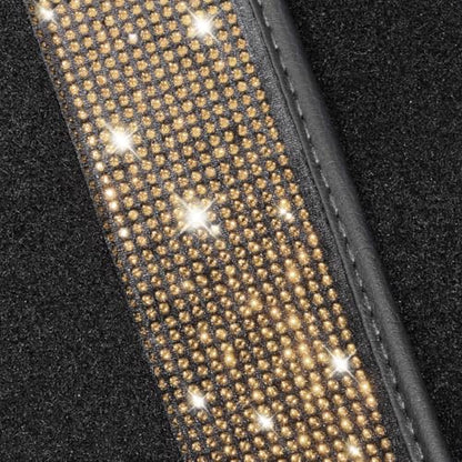Bling Car Floor Mats Full Set (Champagne Diamond / Car Floor Mats (4 Pieces))