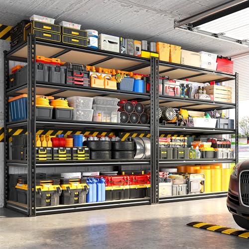 3080LBS Garage Shelving for Warehouse (48" W x 72" H x 24" D)