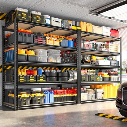 3080LBS Garage Shelving for Warehouse (48" W x 72" H x 24" D)
