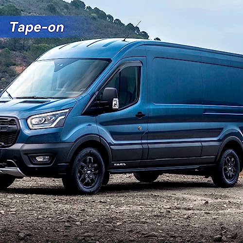 Window Visors Rain Guards for 2014 (2014-2026 Ford Transit)