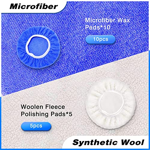 5 to 6 Inch Car Polisher Pad Bonnet (5-6 inches)