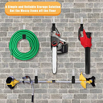 Heavy Duty Garage Utility Hooks (2 Small & 2 Medium)