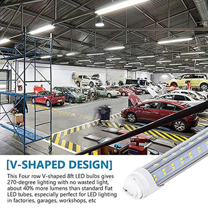 10PCS LED Shop Light 8FT Tube