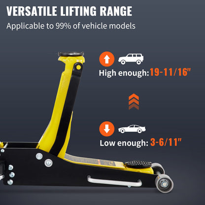 3 Ton Low Profile Aluminum & Steel Racing Floor Jack