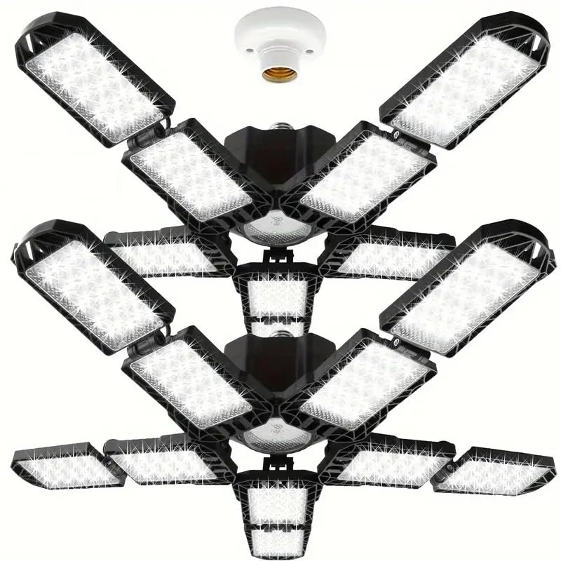 2 Packs LED Garage Light (250W 2PC)