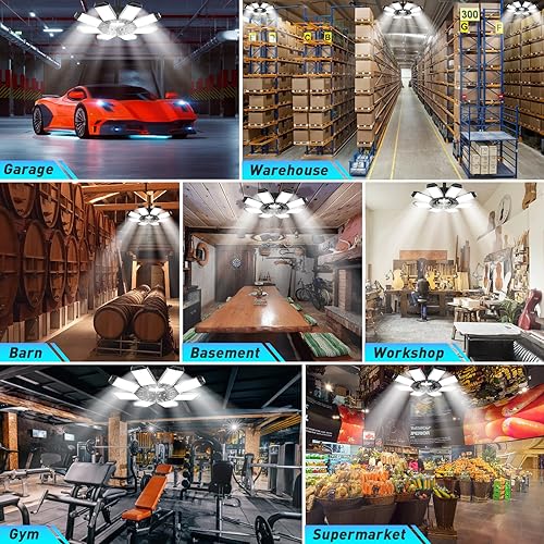 Garage Lights 4 Pack (260W - 4 PACK)
