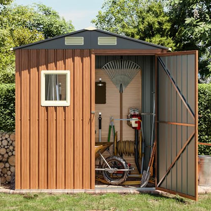 Outdoor Storage Shed 6x4 Ft (6x4 FT/No Base)