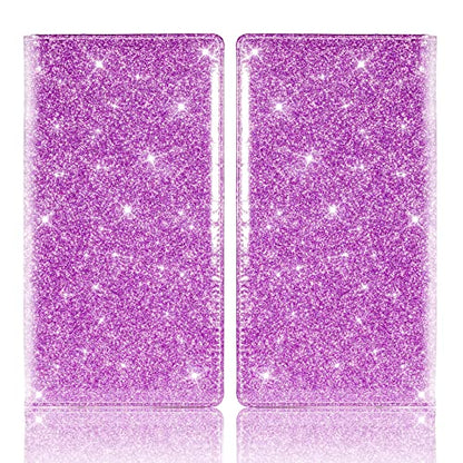 Car Registration and Insurance Card Holder (Glitter Purple)