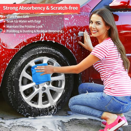 Shop Towels 100 Pack Microfiber Towels for Cars