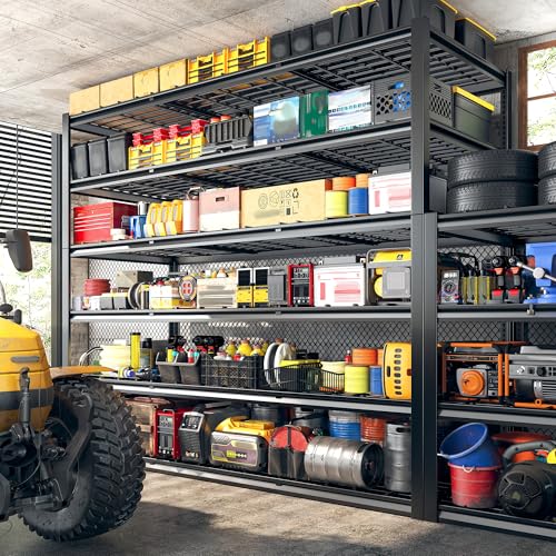 60" W Garage Shelving (6-Tier, 60"W x24"D x84"H)