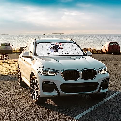Funny Animals Car Windshield Sun Shade Umbrella (white 1)