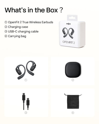 OpenFit 2 Open (Charging：USB-C / Black)