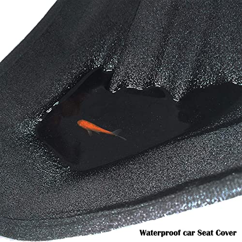 Car Seat Cover Protector Front Seats (2Pcs Front Seat Towel / Black)