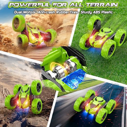 Remote Control Car for Kids Age 4 (Green)