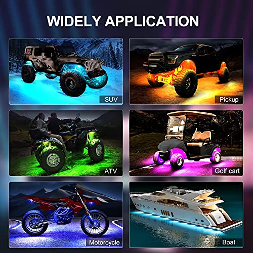 Rock Lights for Trucks (8 Pods / RGB)
