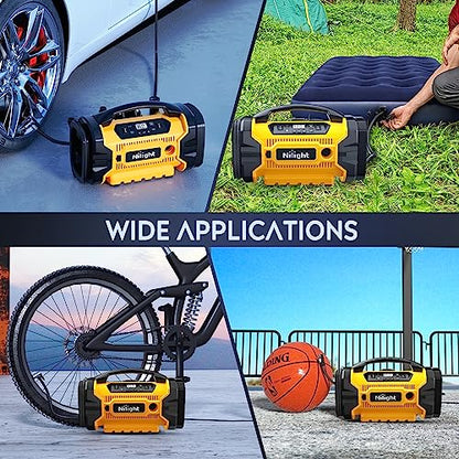 Portable Air Compressor Tire Inflator AC (Ac/DC Air Compressor Pump)
