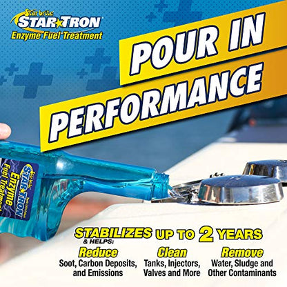 Star TRON Enzyme Fuel Treatment (16 Oz Treats 512 Gallons)