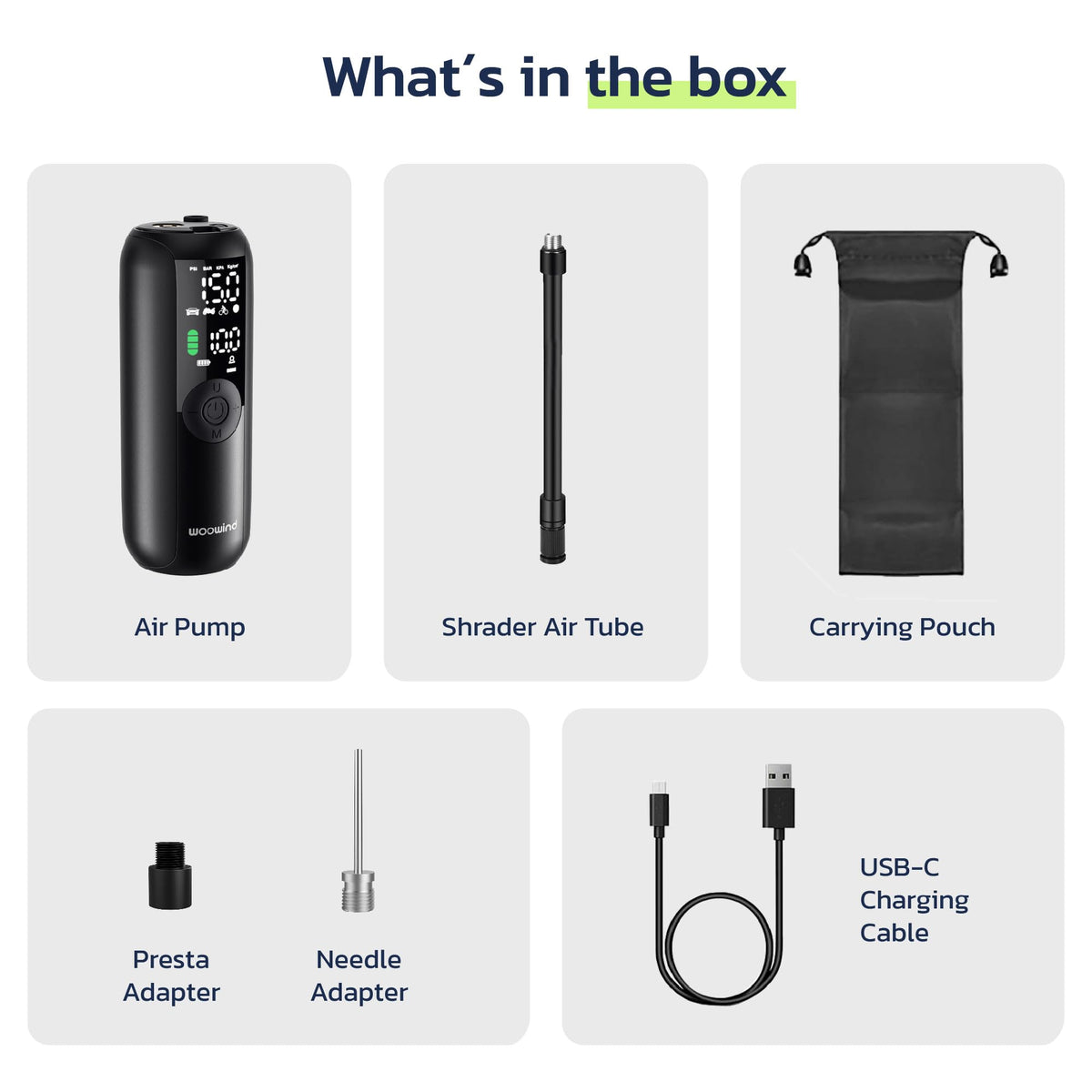 Bike Pump Portable Air Compressor for Cars & Bikes (LP1)