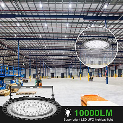 10 Pack 100W UFO LED High Bay Light