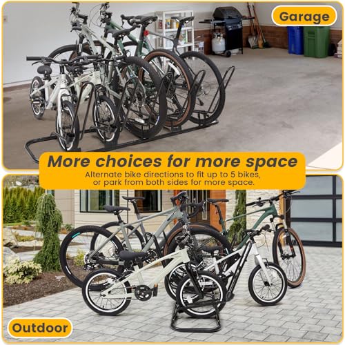 Floor Bike Rack for 5 Bikes (5 Bike Rack)