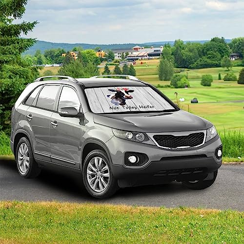 Funny Animals Car Windshield Sun Shade Umbrella (white 1)