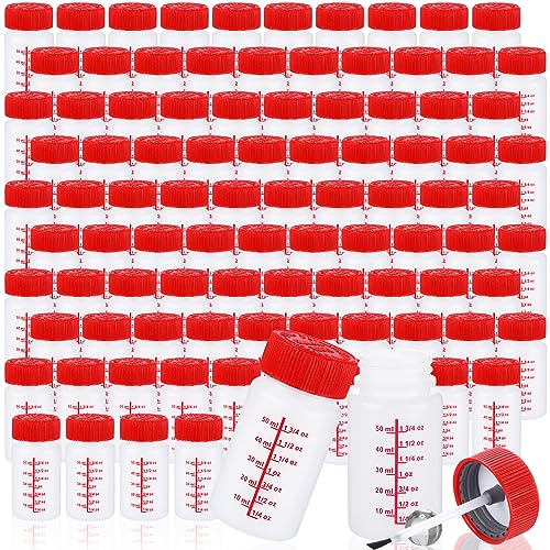 Touch up Paint Bottle with Brush Mixing Ball (Red)