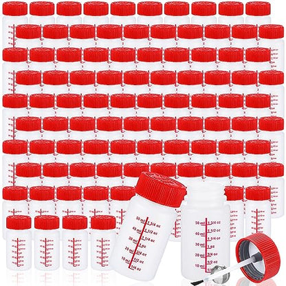 Touch up Paint Bottle with Brush Mixing Ball (Red)