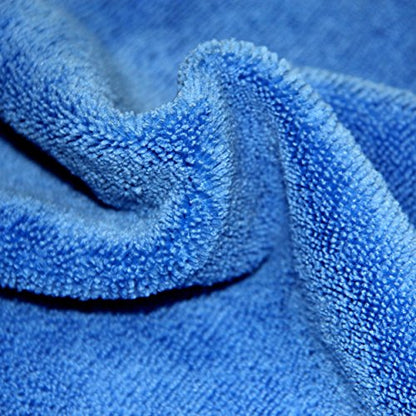 Microfiber Cleaning Towel Ultrasonic Cut Edgeless (Blue,green,yellow)