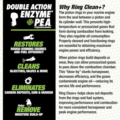 STAR TRON Ring Clean Plus Deposit Control Engine Treatment (8 Ounce)