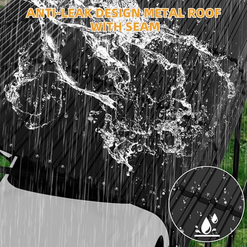 20' x 40' Heavy Duty Metal Carport with Galvanized Steel Roof (20x40FT)