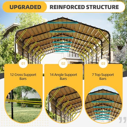 14x30 FT RV Carport