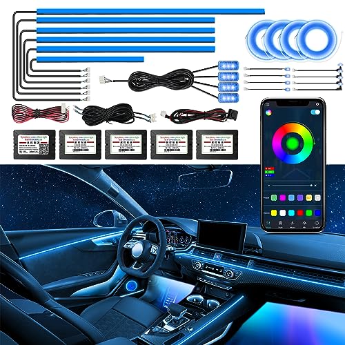 RGBW Acrylic Car Interior Led Kit (RGB 22 lights)