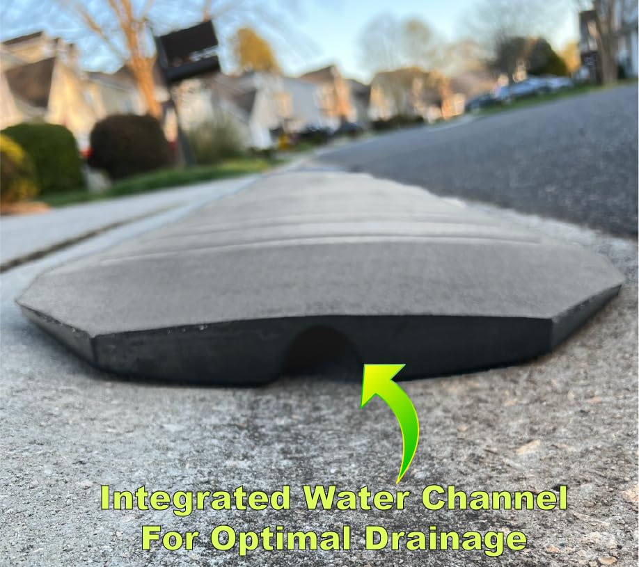 Gray Color Driveway Curb Ramps
