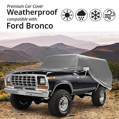 Weatherproof Max SUV Car Cover & Warranty Compatible with Ford 1980