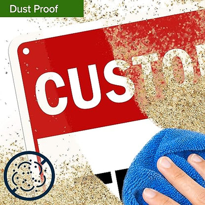 Custom Sign Custom Sign for Business (Header - Vertical / 7x10 - Aluminum)