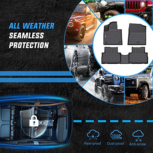 TPE Floor Mats for Hyundai Santa Fe 5 Seat (2021-2024 Hyundai Santa Fe)