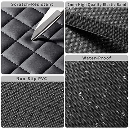 Car Armrest Covers (Classy Black / S - 12.0*8.1 inches)