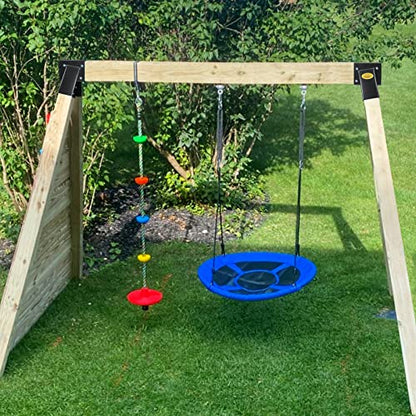 BETOOL Swing Set Brackets (End Brackets(2Pcs-Black))