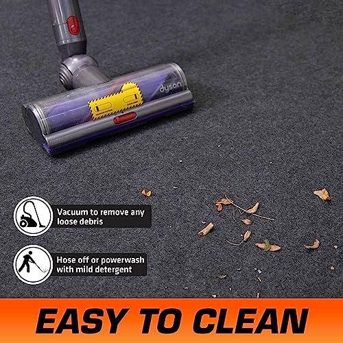 Garage Floor Runner Mat (Charcoal / 2'6" x 9' (Rectangular))
