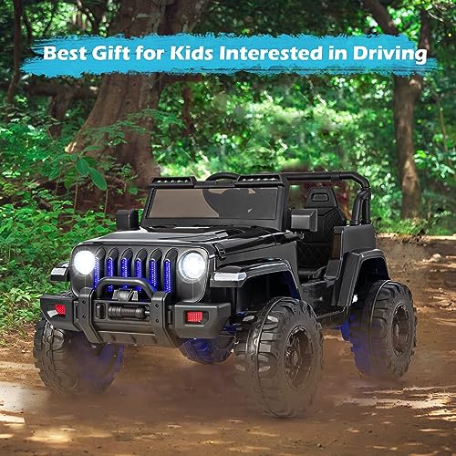 Kids Ride on Car Truck with 2.4G Remote Control (Jet Black)