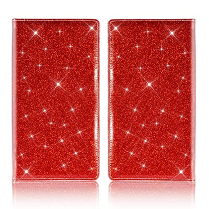 Car Registration & Insurance Card Holder (Glitter Red)