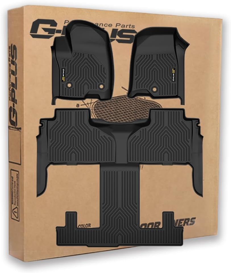 TPE Floor Mats Fit 2021 (2021-2025|Fit Chevy Tahoe & GMC Yukon|3PCS)