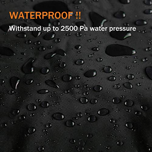 Waterproof UTV Cover Heavy Duty Oxford Cloth Protection Covers 4 Seater UTV Accessories for Polaris RZR Can (Black / Large)