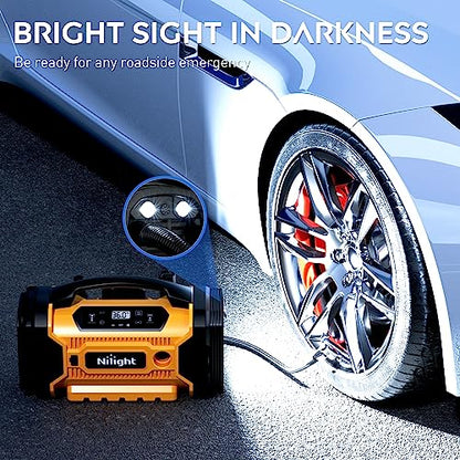 Portable Air Compressor Tire Inflator AC (Ac/DC Air Compressor Pump)